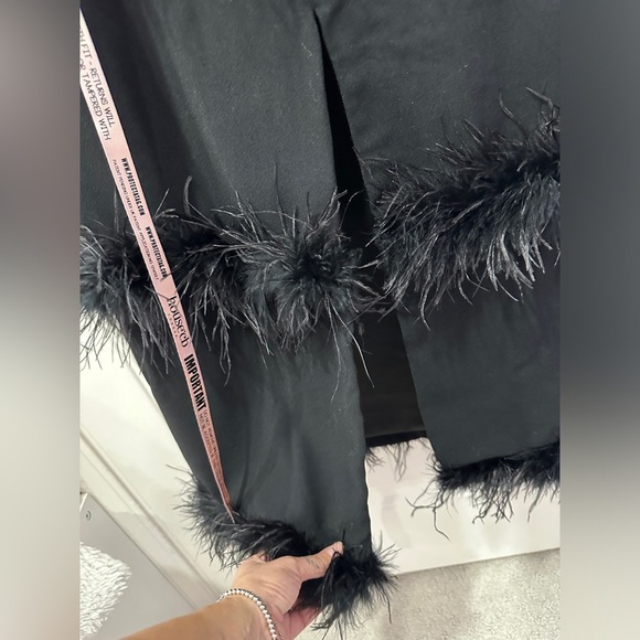 House Of CB | Maricel BLACK CRYSTALLISED MAXI DRESS | Size: L+ - Picture 12 of 14